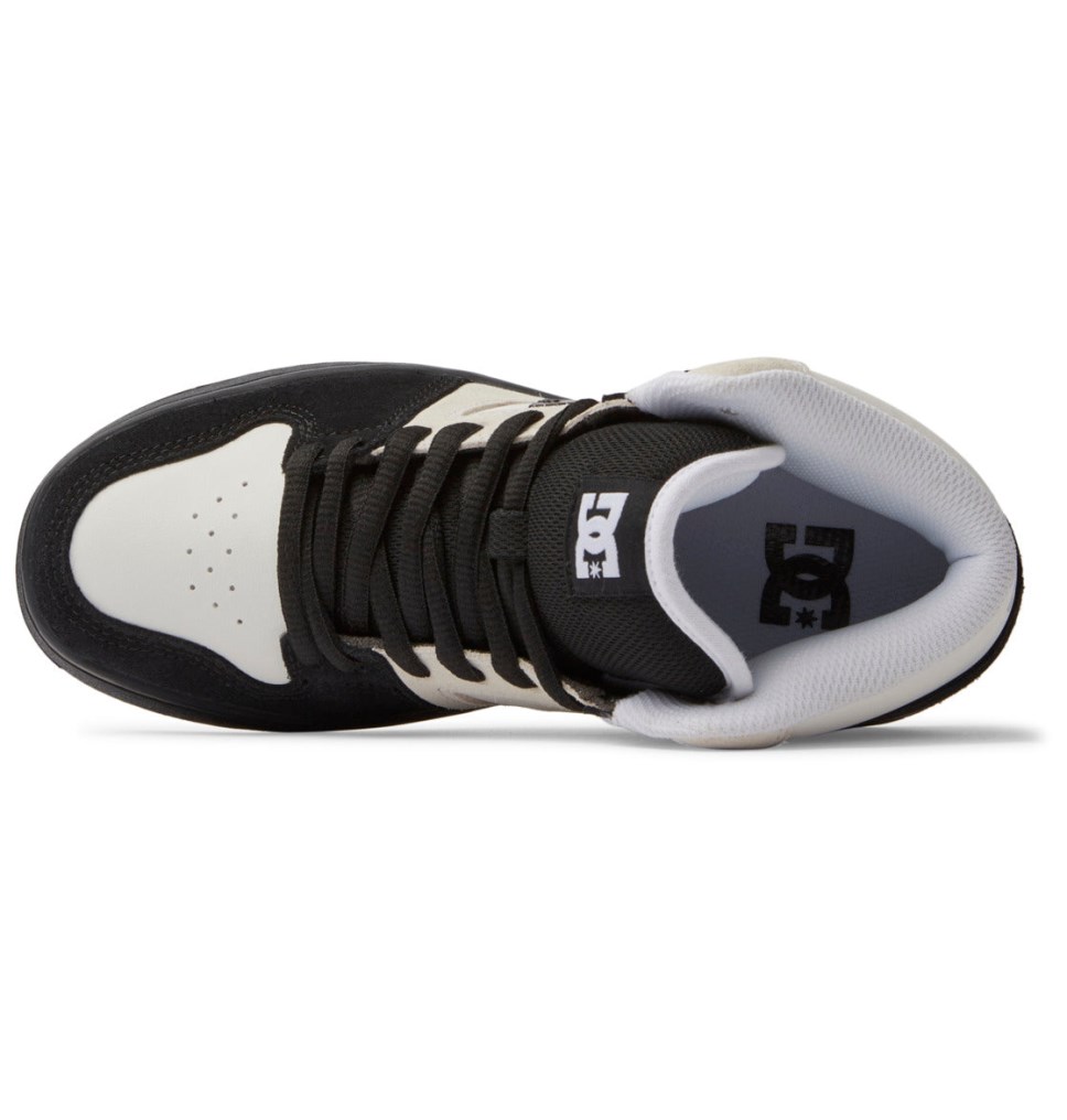 Basket Montante DC Shoes France Manteca 4 HI Blanche Noir Femme | ZDO-9582552