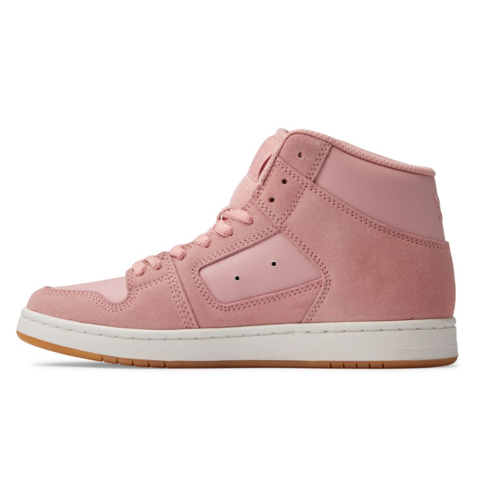 Basket Montante DC Shoes France Manteca 4 HI Rose Femme | KJN-1006816