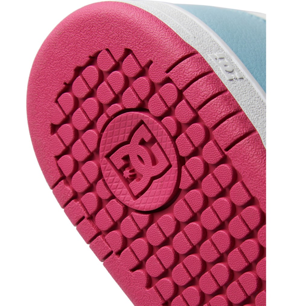 Basket Montante DC Shoes France Manteca 4 HI Bleu Rose Femme | XDL-9146350