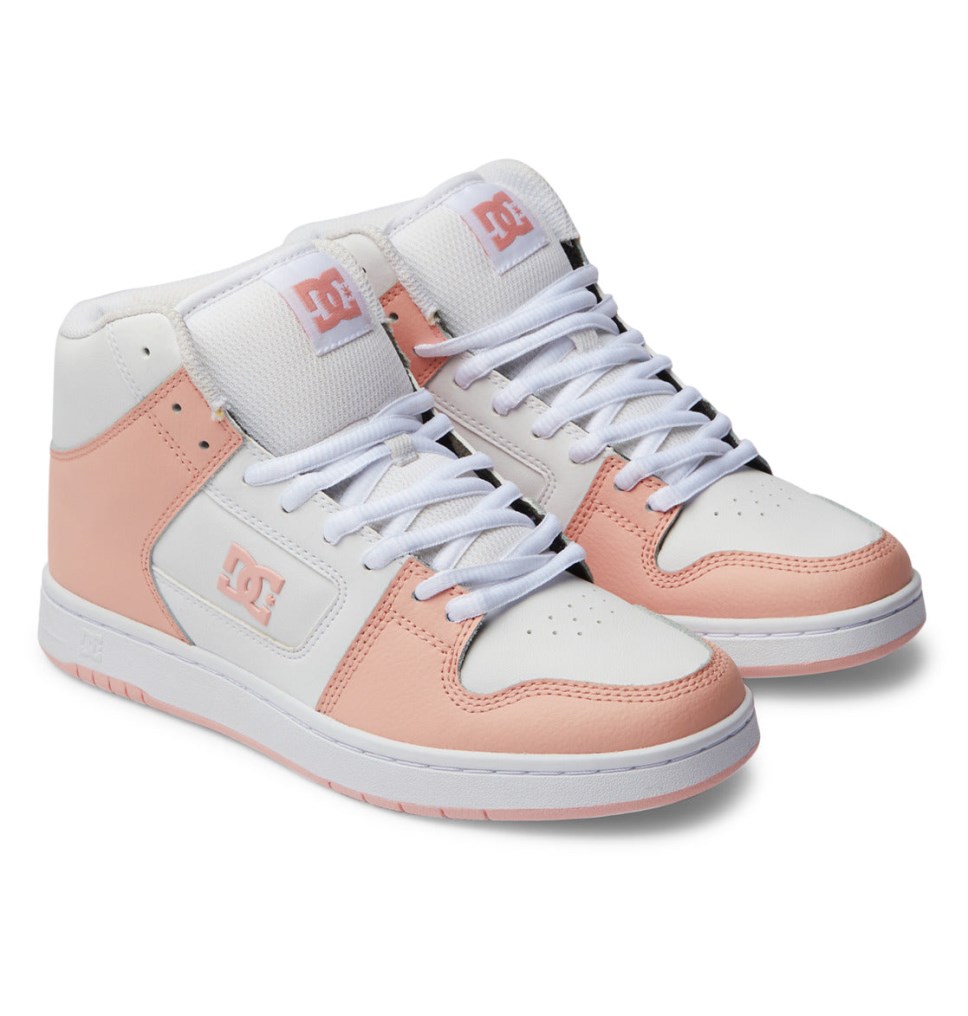 Basket Montante DC Shoes France Manteca 4 HI Blanche Rose Femme | DEV-0248910