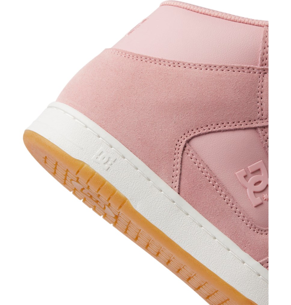 Basket Montante DC Shoes France Manteca 4 HI Rose Femme | KJN-1006816