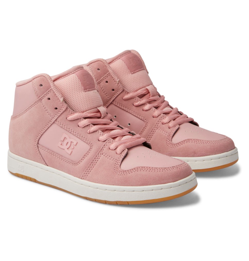 Basket Montante DC Shoes France Manteca 4 HI Rose Femme | KJN-1006816