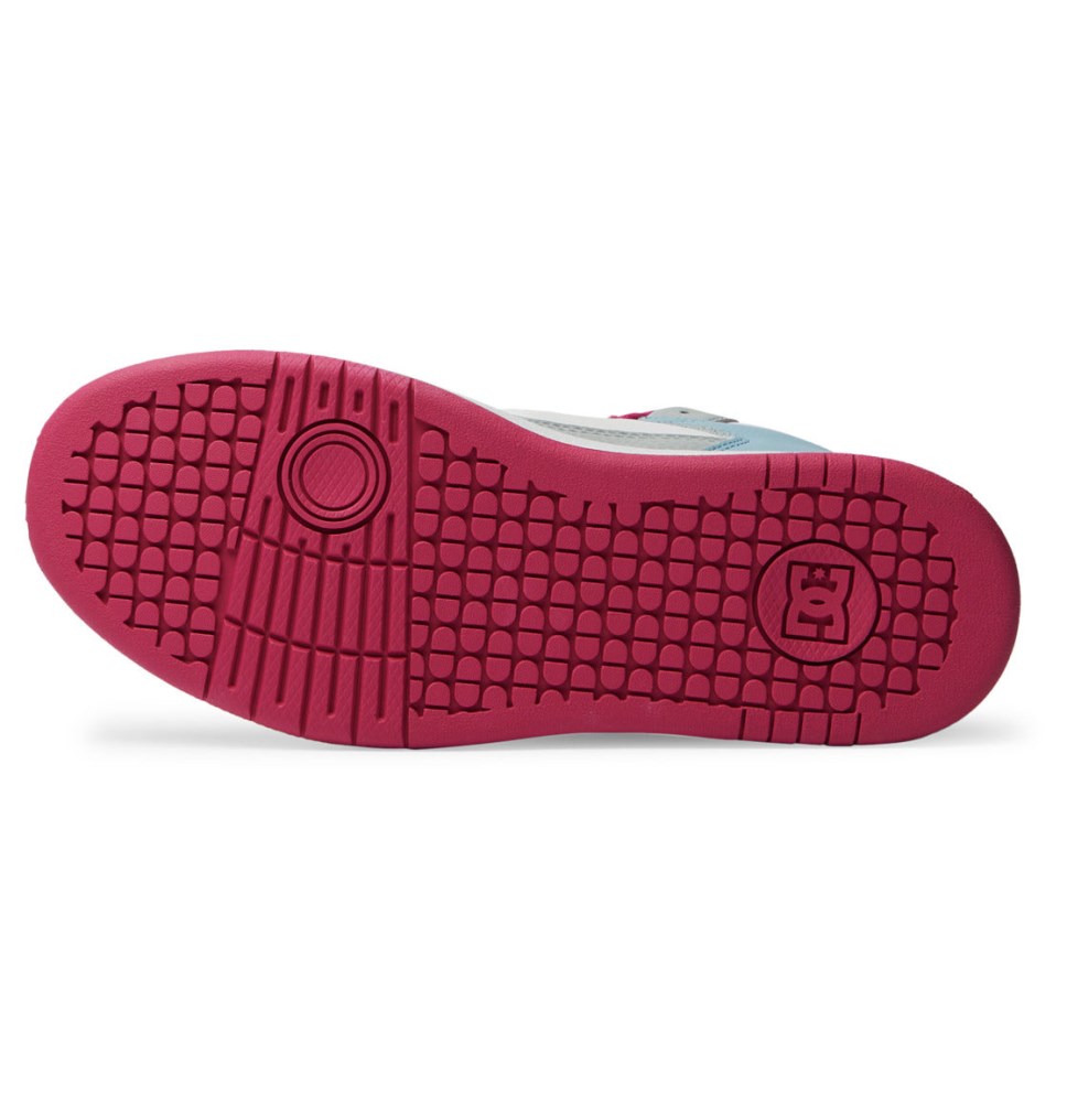 Basket Montante DC Shoes France Manteca 4 HI Bleu Rose Femme | XDL-9146350