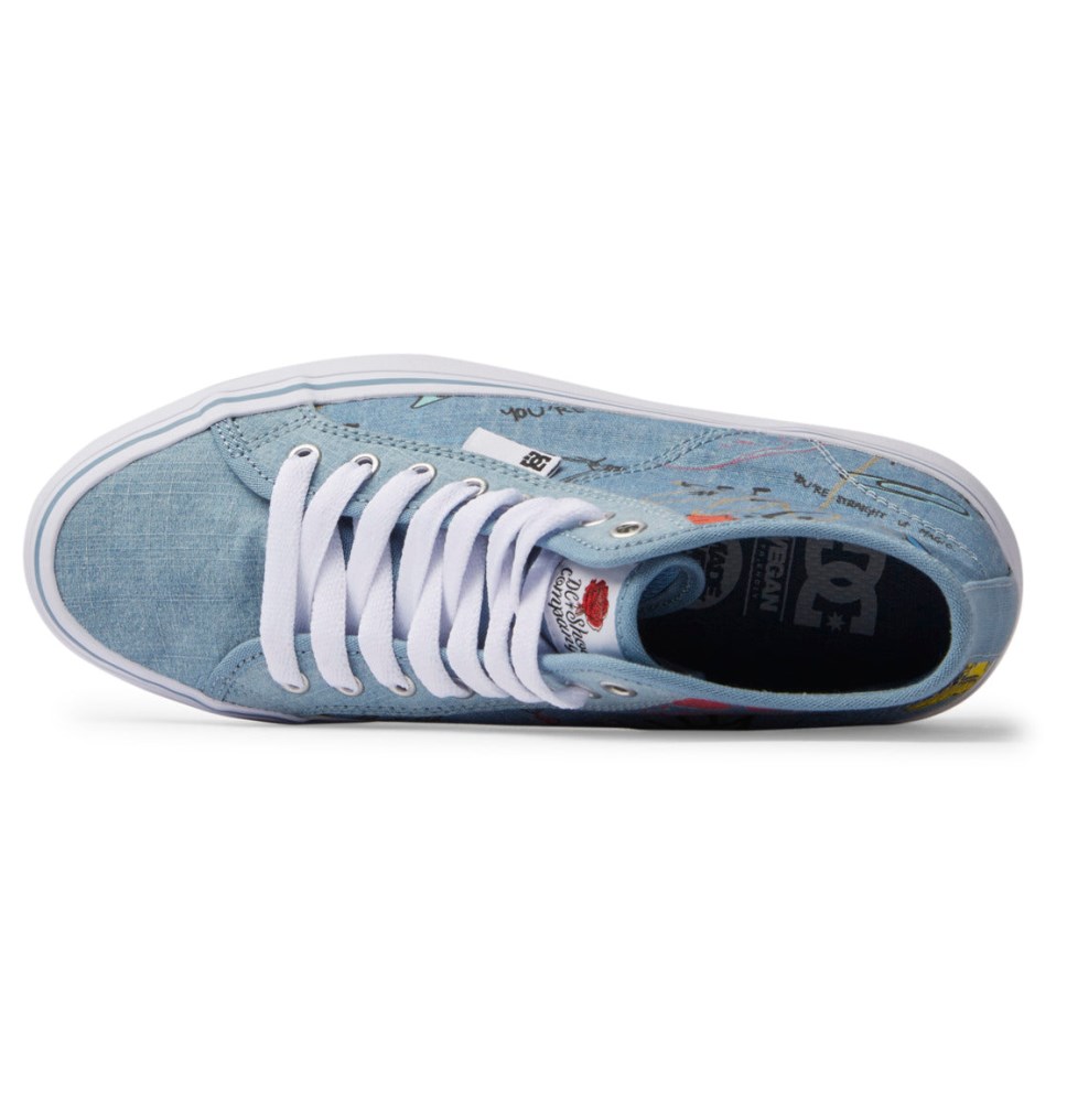 Basket Montante DC Shoes France Manual Hi Platform Bleu Foncé Femme | XPY-7087699