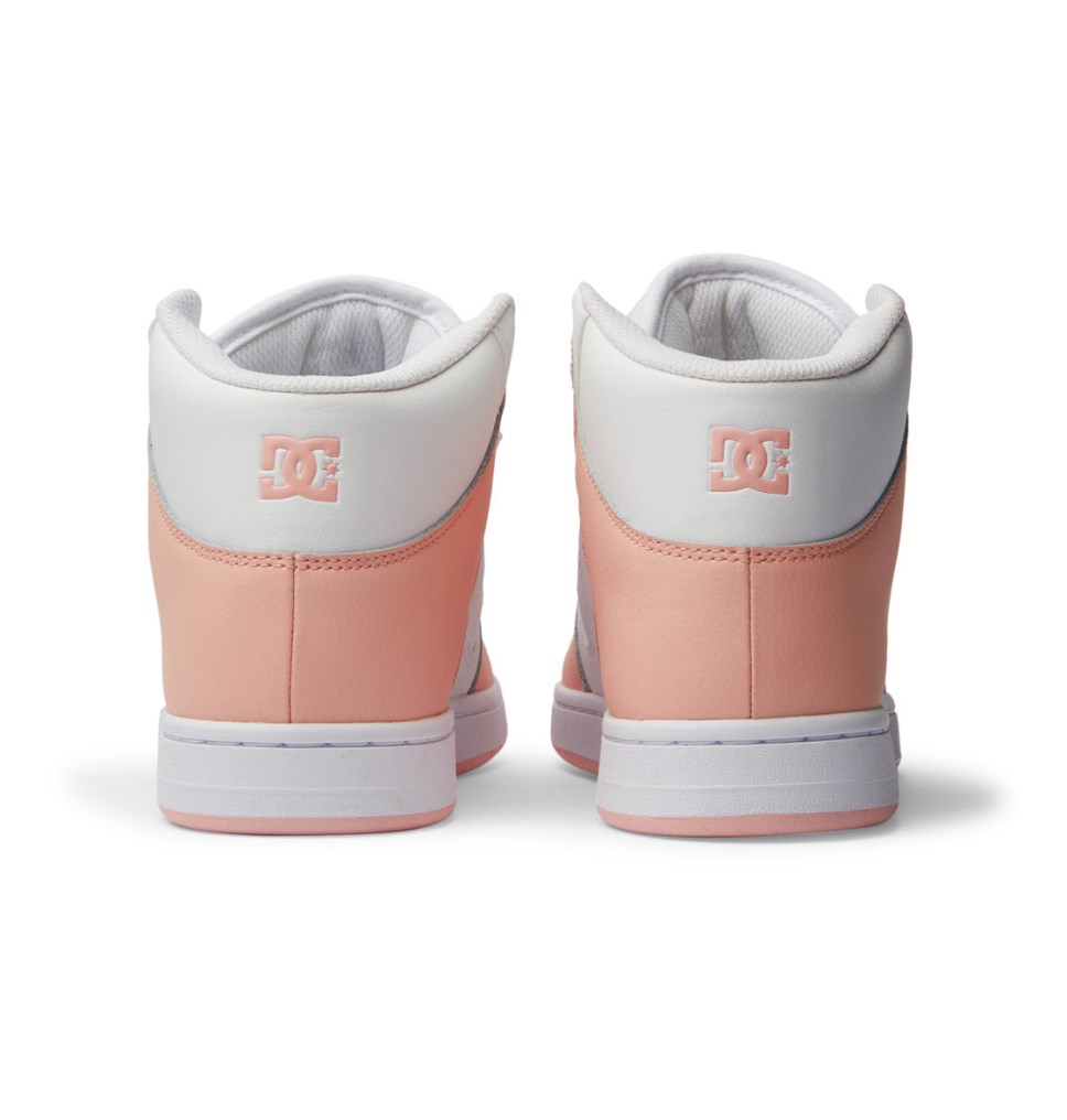 Basket Montante DC Shoes France Manteca 4 HI Blanche Rose Femme | DEV-0248910