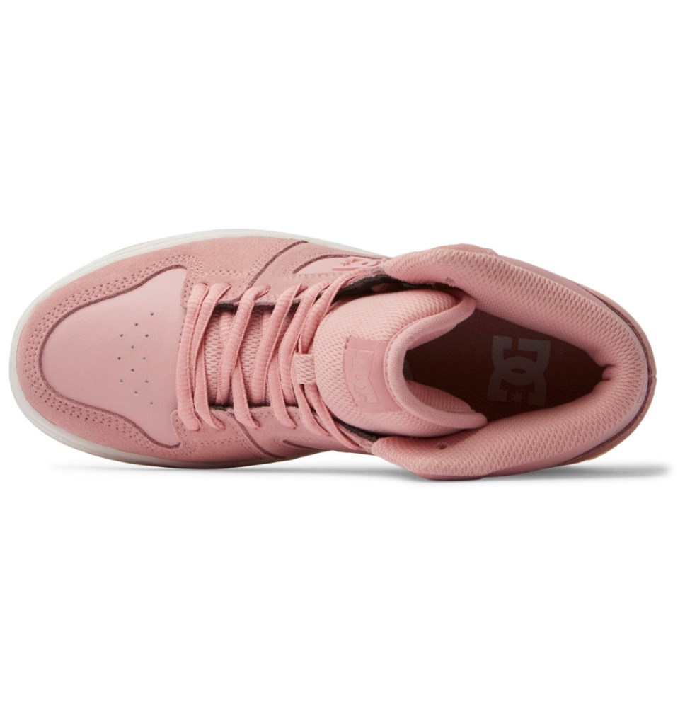 Basket Montante DC Shoes France Manteca 4 HI Rose Femme | KJN-1006816