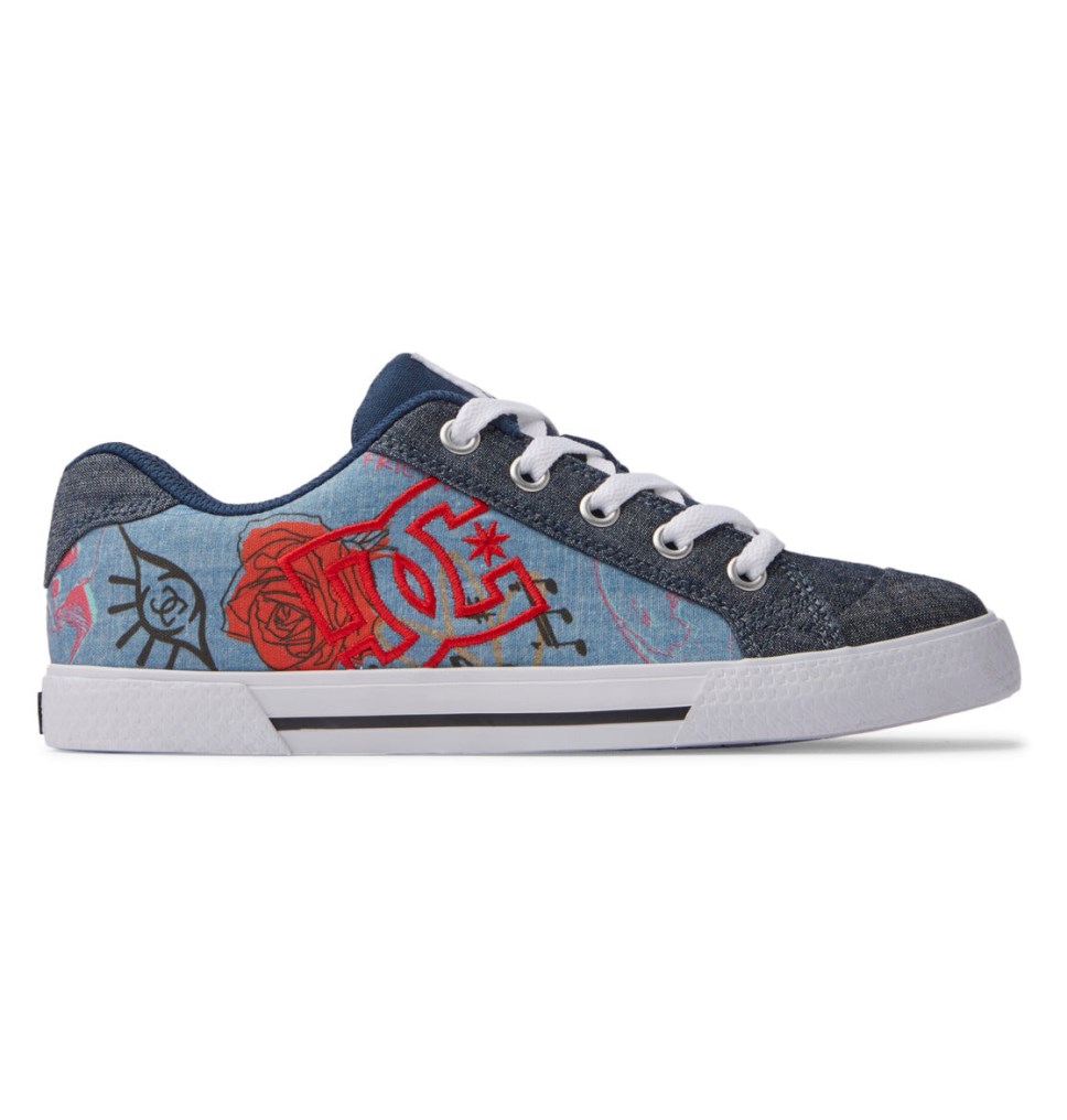 Basket DC Shoes France Chelsea Bleu Foncé Femme | SMT-7355558