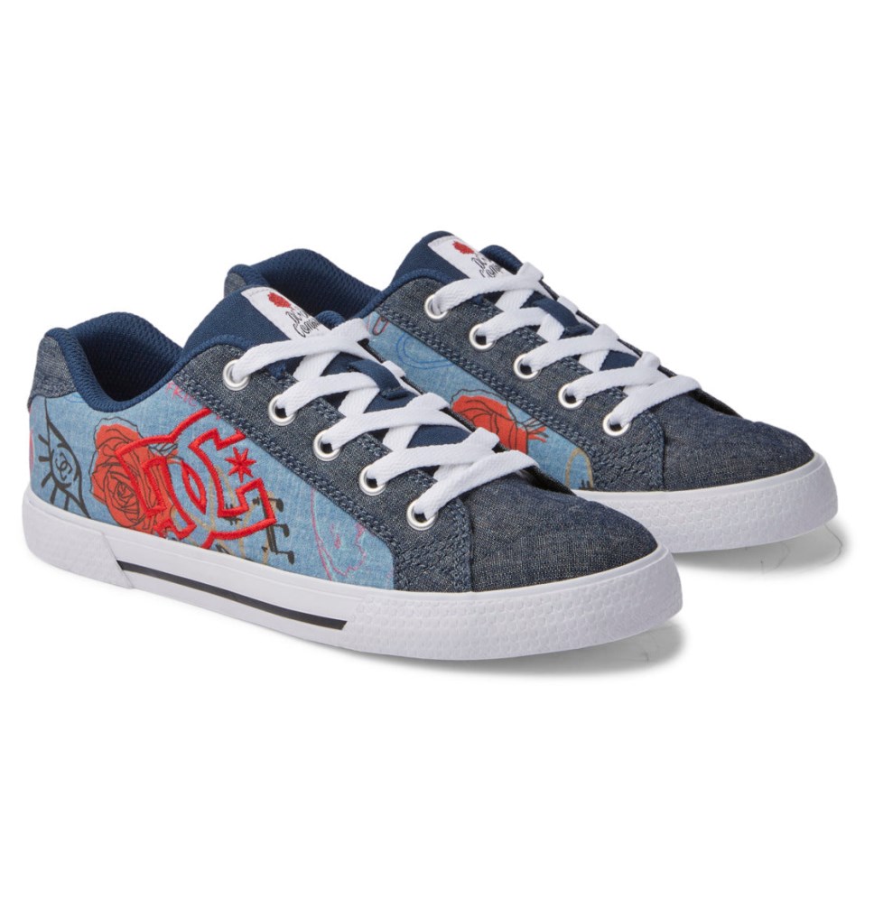 Basket DC Shoes France Chelsea Bleu Foncé Femme | SMT-7355558