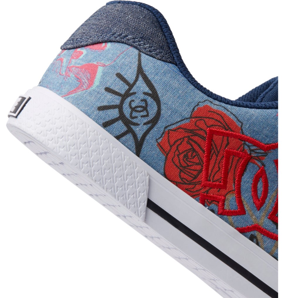 Basket DC Shoes France Chelsea Bleu Foncé Femme | SMT-7355558