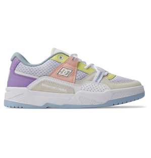 Basket DC Shoes France Construct Blanche Multicolore Femme | WIG-7581960