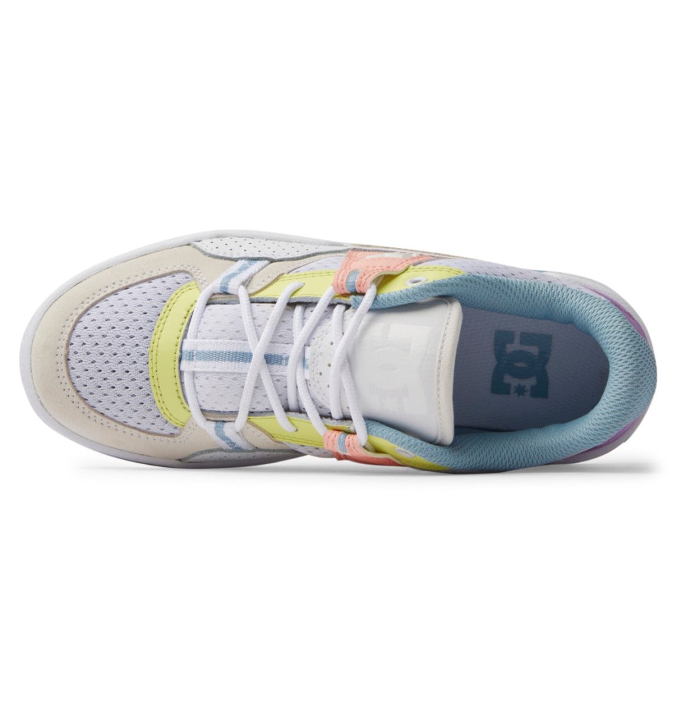 Basket DC Shoes France Construct Blanche Multicolore Femme | WIG-7581960