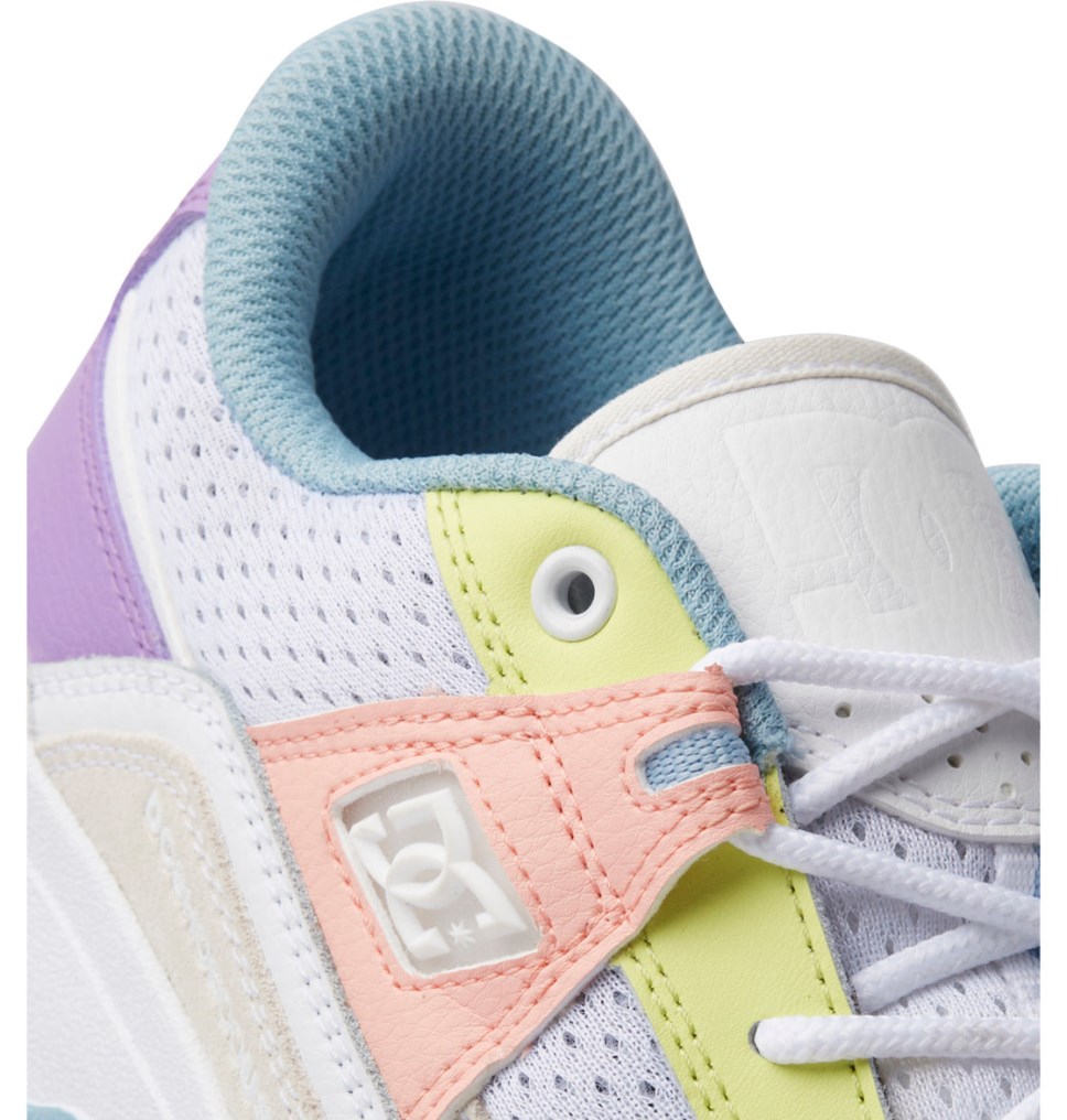 Basket DC Shoes France Construct Blanche Multicolore Femme | WIG-7581960