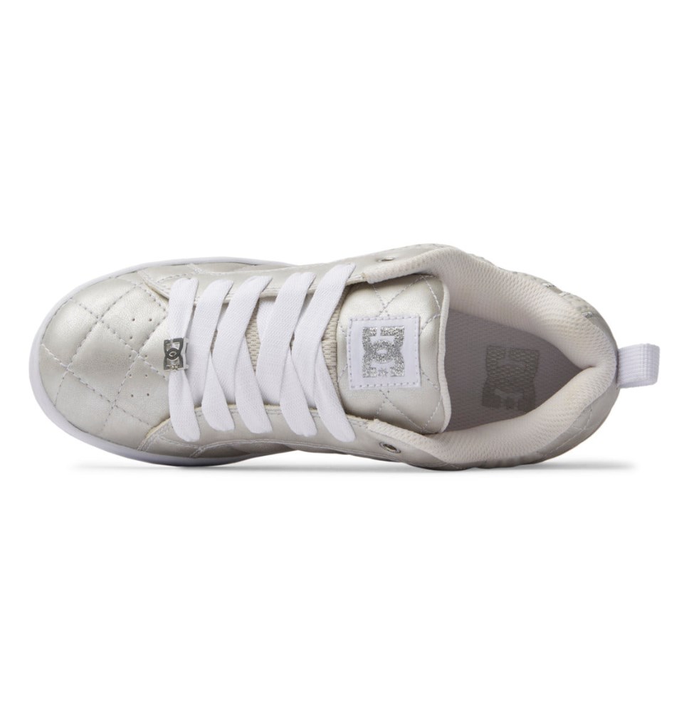 Basket DC Shoes France Court Graffik SE Blanche Multicolore Femme | FGQ-1769499