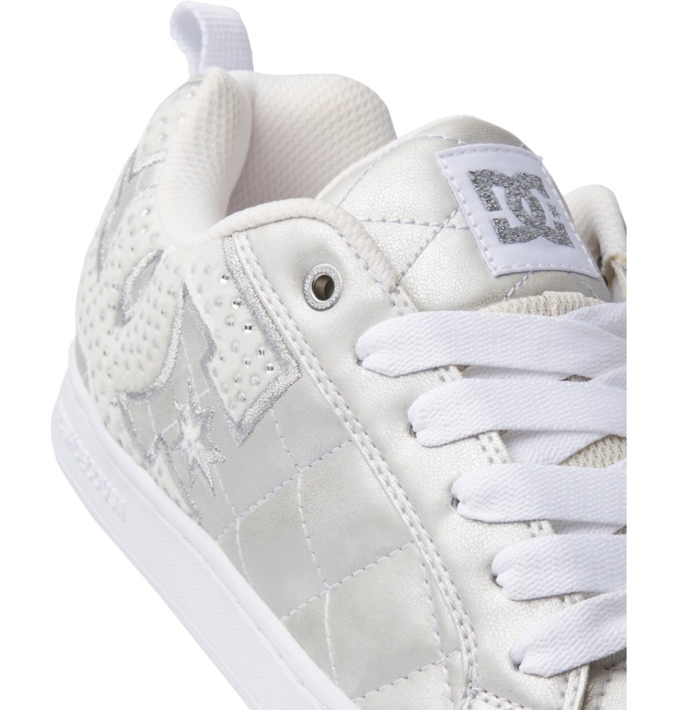 Basket DC Shoes France Court Graffik SE Blanche Multicolore Femme | FGQ-1769499