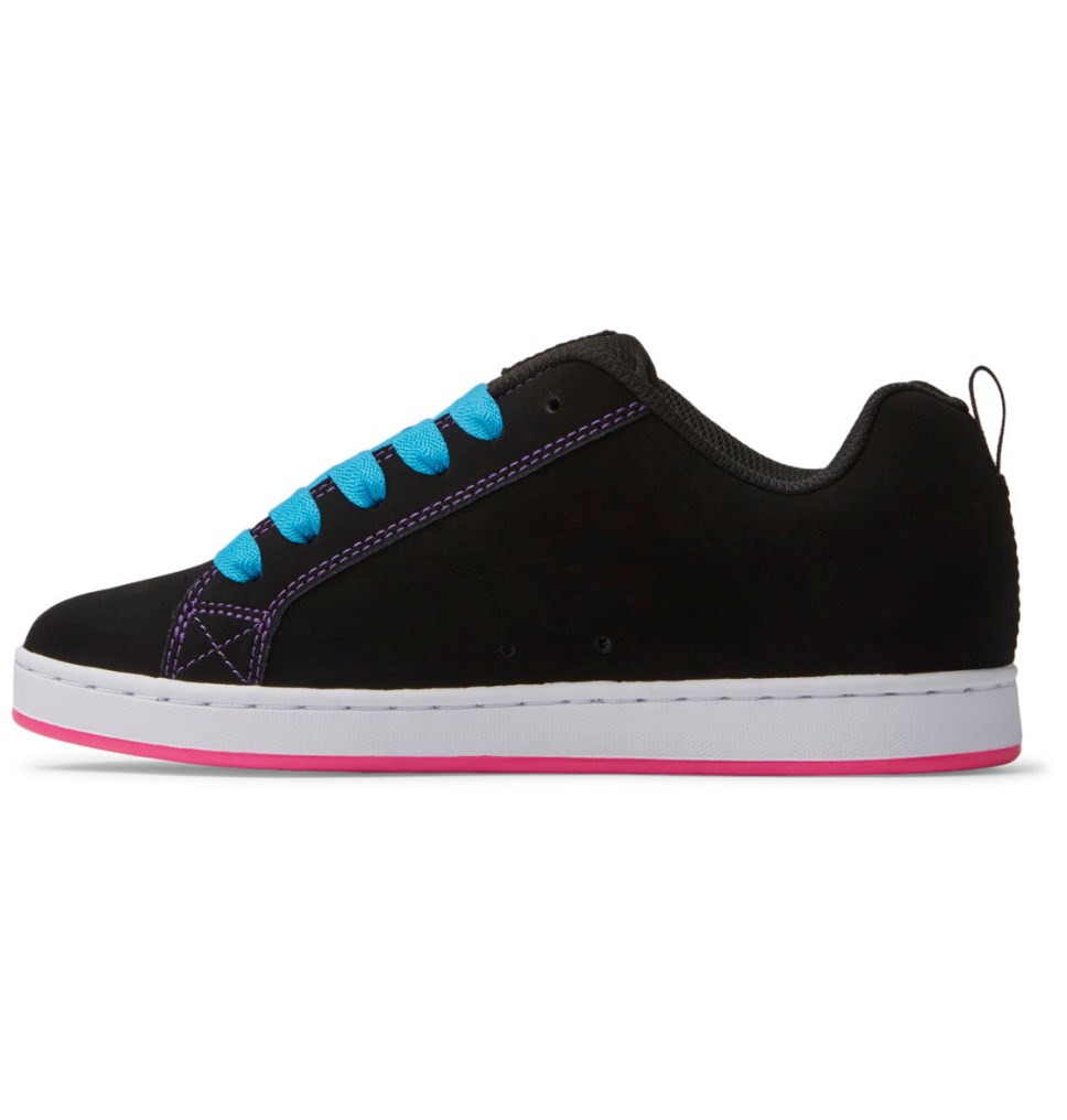 Basket DC Shoes France Court Graffik Noir Bleu Femme | JYA-7495868