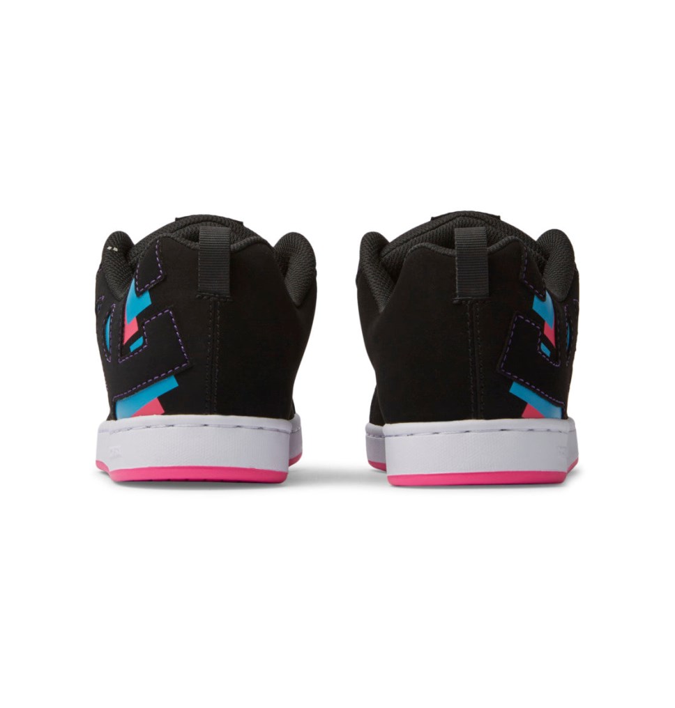 Basket DC Shoes France Court Graffik Noir Bleu Femme | JYA-7495868