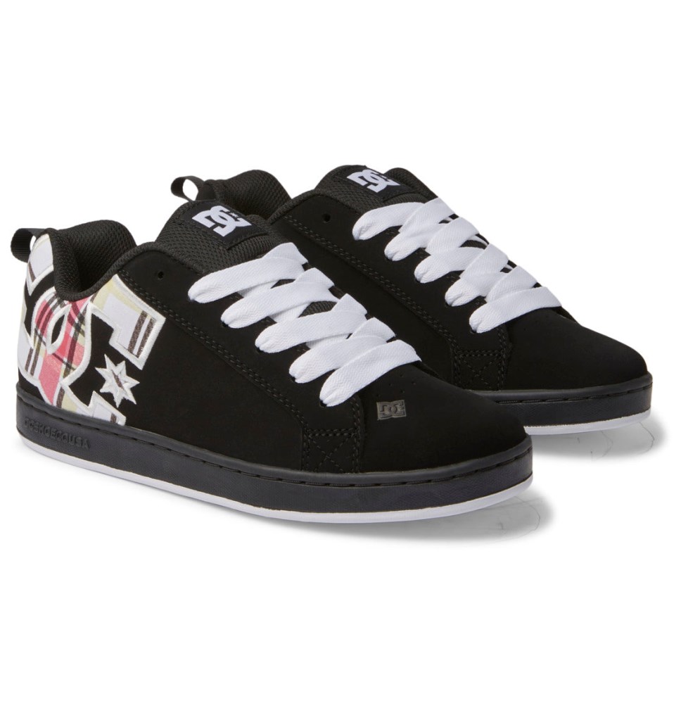 Basket DC Shoes France Court Graffik Noir Femme | CWQ-0279152