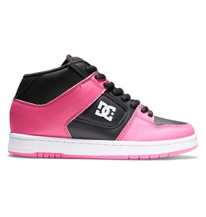 Basket DC Shoes France Manteca 4 MID Mid-Top Noir Rose Femme | RFR-9278398