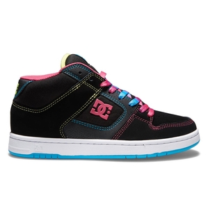 Basket DC Shoes France Manteca 4 MID Mid-Top Noir Multicolore Femme | RTM-4626382