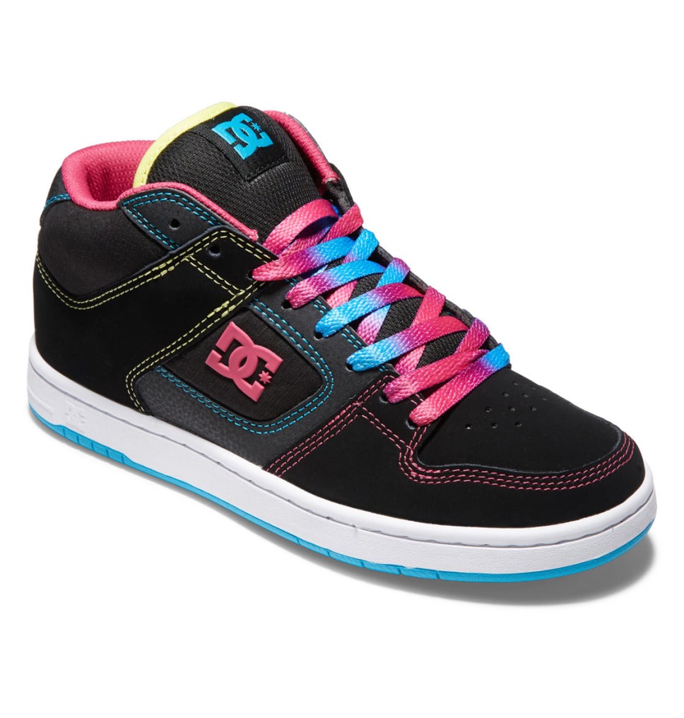 Basket DC Shoes France Manteca 4 MID Mid-Top Noir Multicolore Femme | RTM-4626382