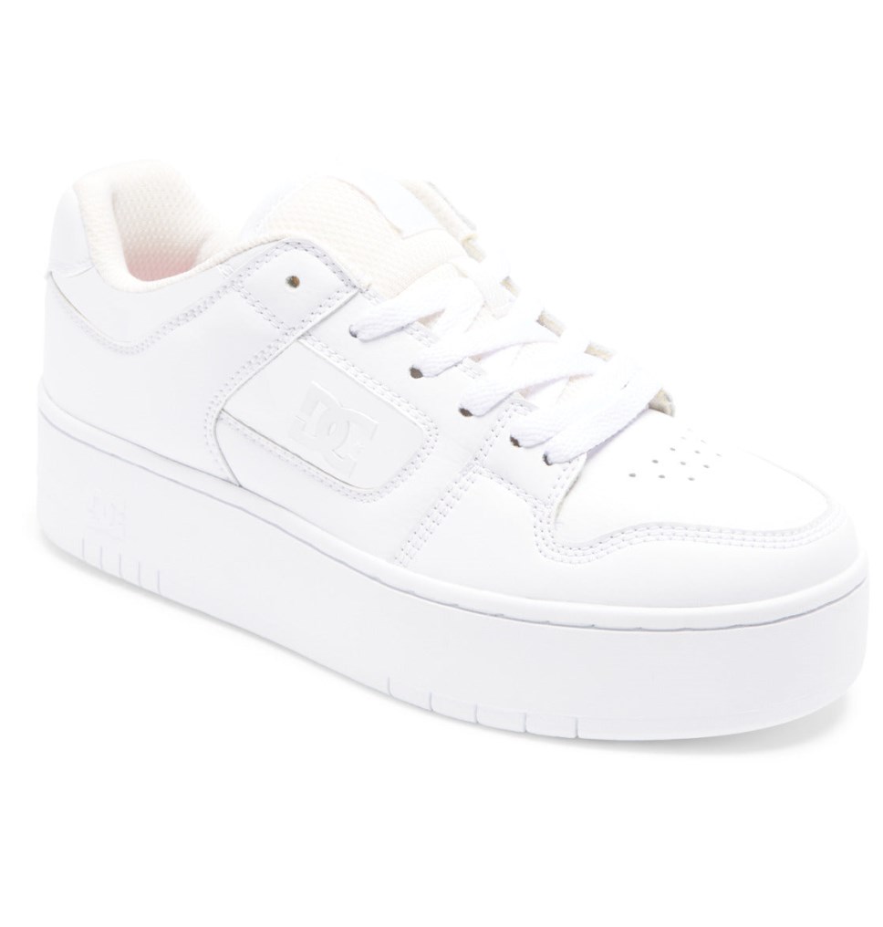 Basket DC Shoes France Manteca 4 Platform Blanche Femme | MEK-9257245