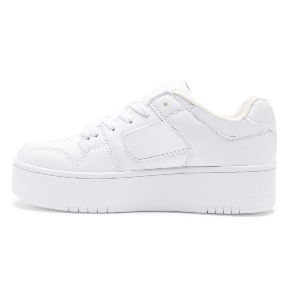 Basket DC Shoes France Manteca 4 Platform Blanche Femme | MEK-9257245