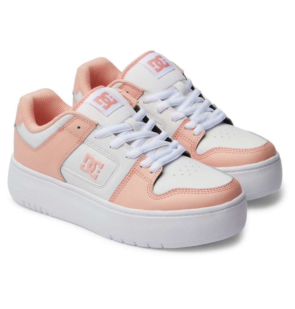 Basket DC Shoes France Manteca 4 Platform Corail Femme | RJE-5431473