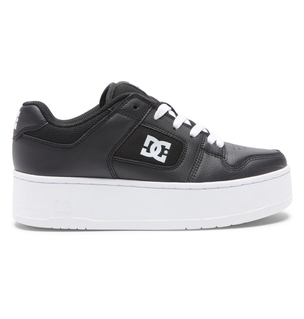 Basket DC Shoes France Manteca 4 Platform Noir Blanche Femme | XIZ-5199309