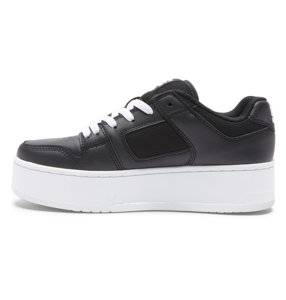 Basket DC Shoes France Manteca 4 Platform Noir Blanche Femme | XIZ-5199309