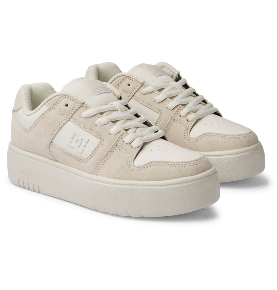 Basket DC Shoes France Manteca 4 Platform Blanche Femme | OON-6215505