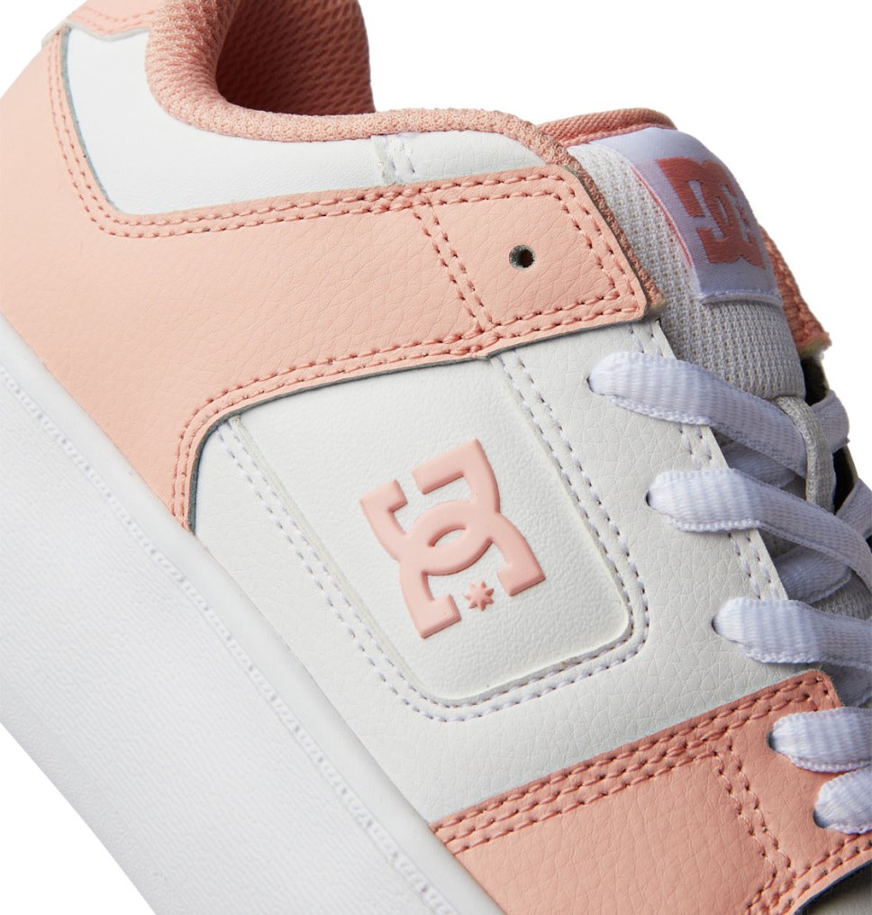 Basket DC Shoes France Manteca 4 Platform Corail Femme | RJE-5431473