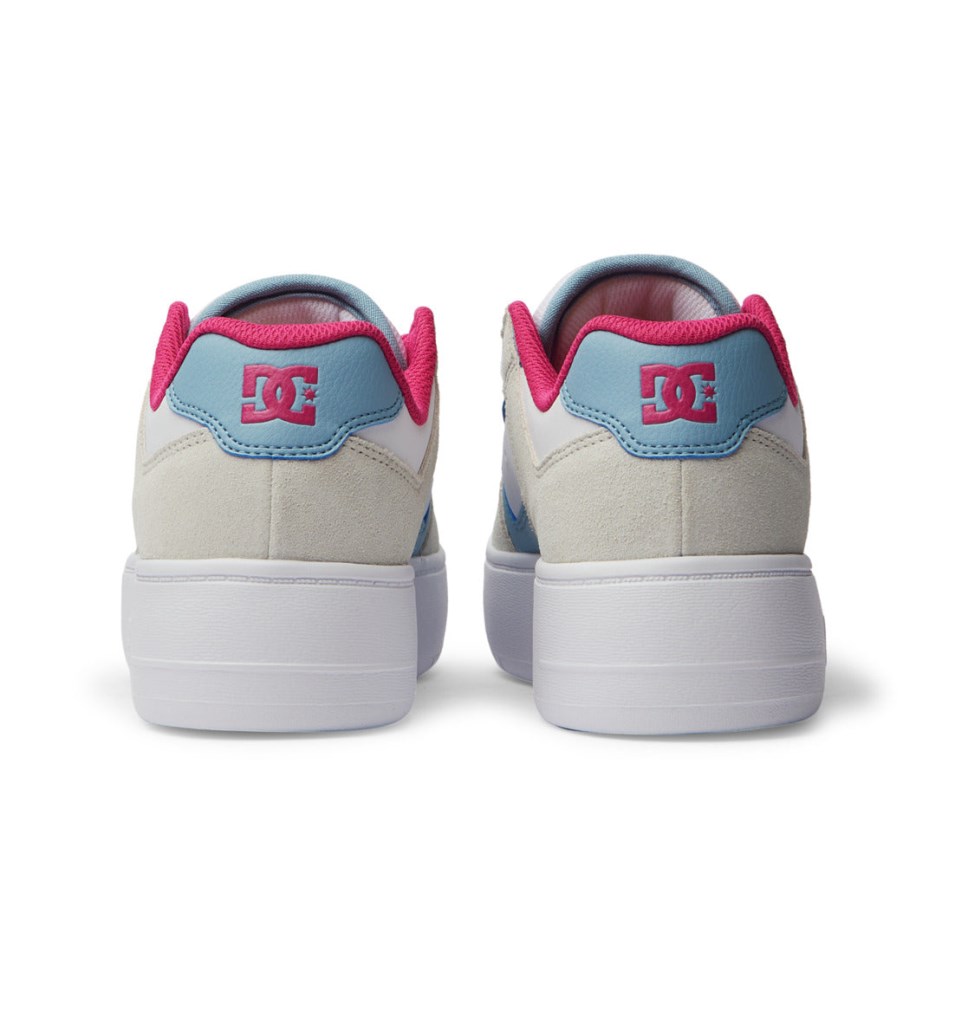 Basket DC Shoes France Manteca 4 Platform Bleu Rose Femme | WRL-4248710