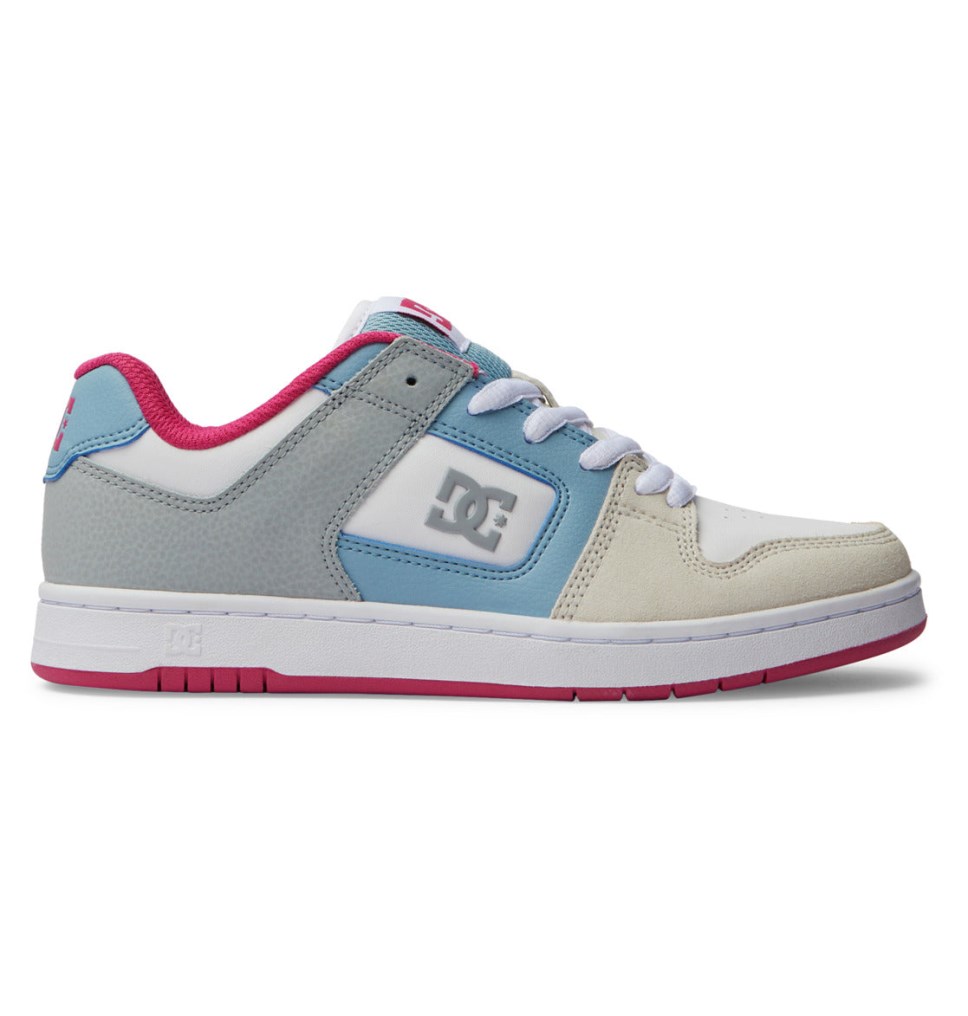 Basket DC Shoes France Manteca 4 Bleu Rose Femme | EIL-2403014