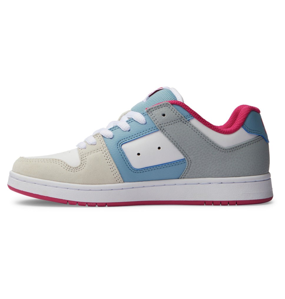 Basket DC Shoes France Manteca 4 Bleu Rose Femme | EIL-2403014