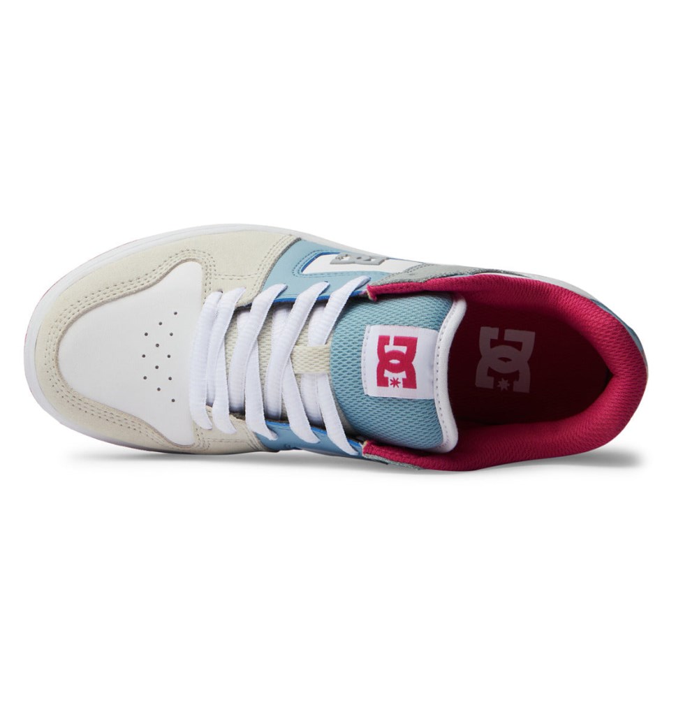 Basket DC Shoes France Manteca 4 Bleu Rose Femme | EIL-2403014