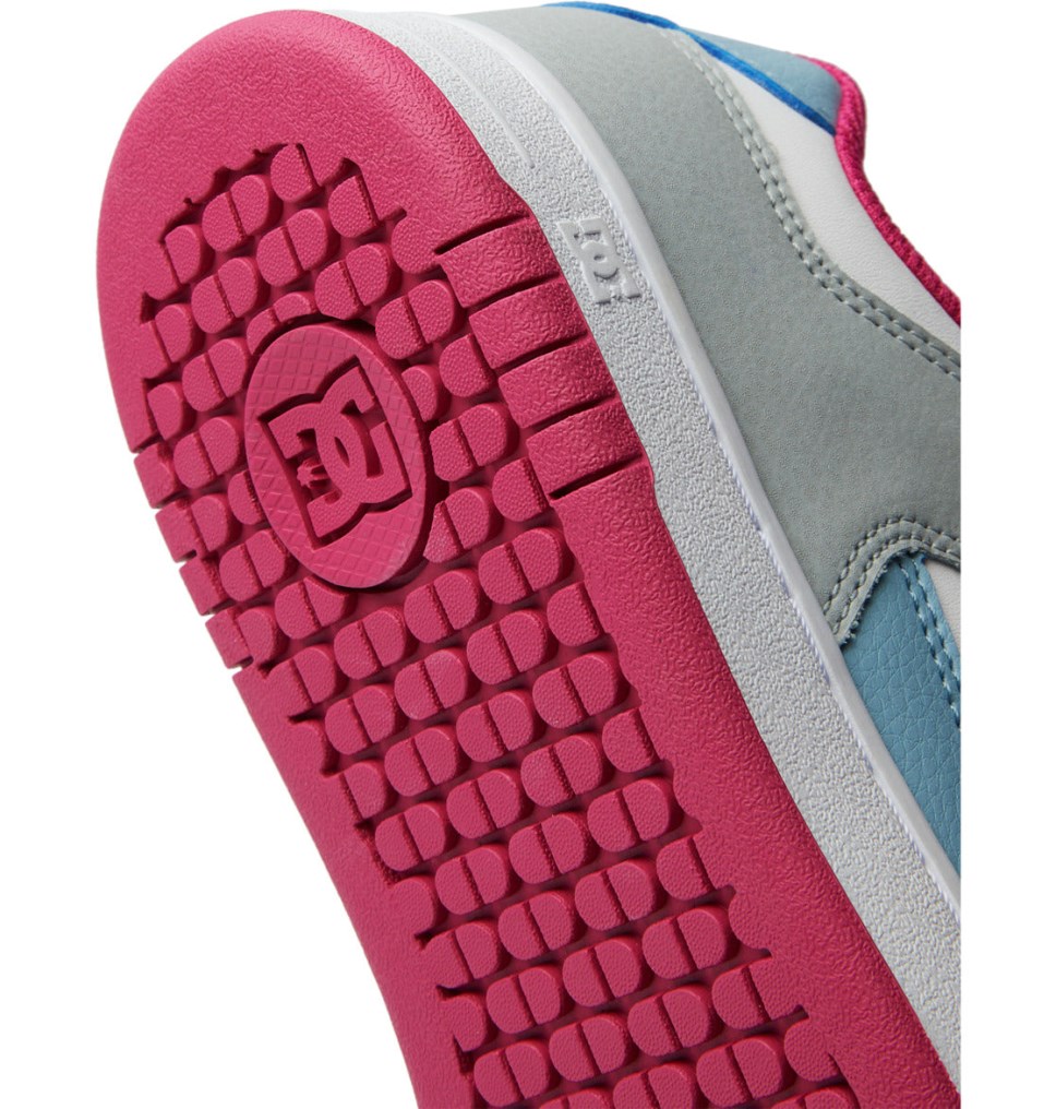 Basket DC Shoes France Manteca 4 Bleu Rose Femme | EIL-2403014