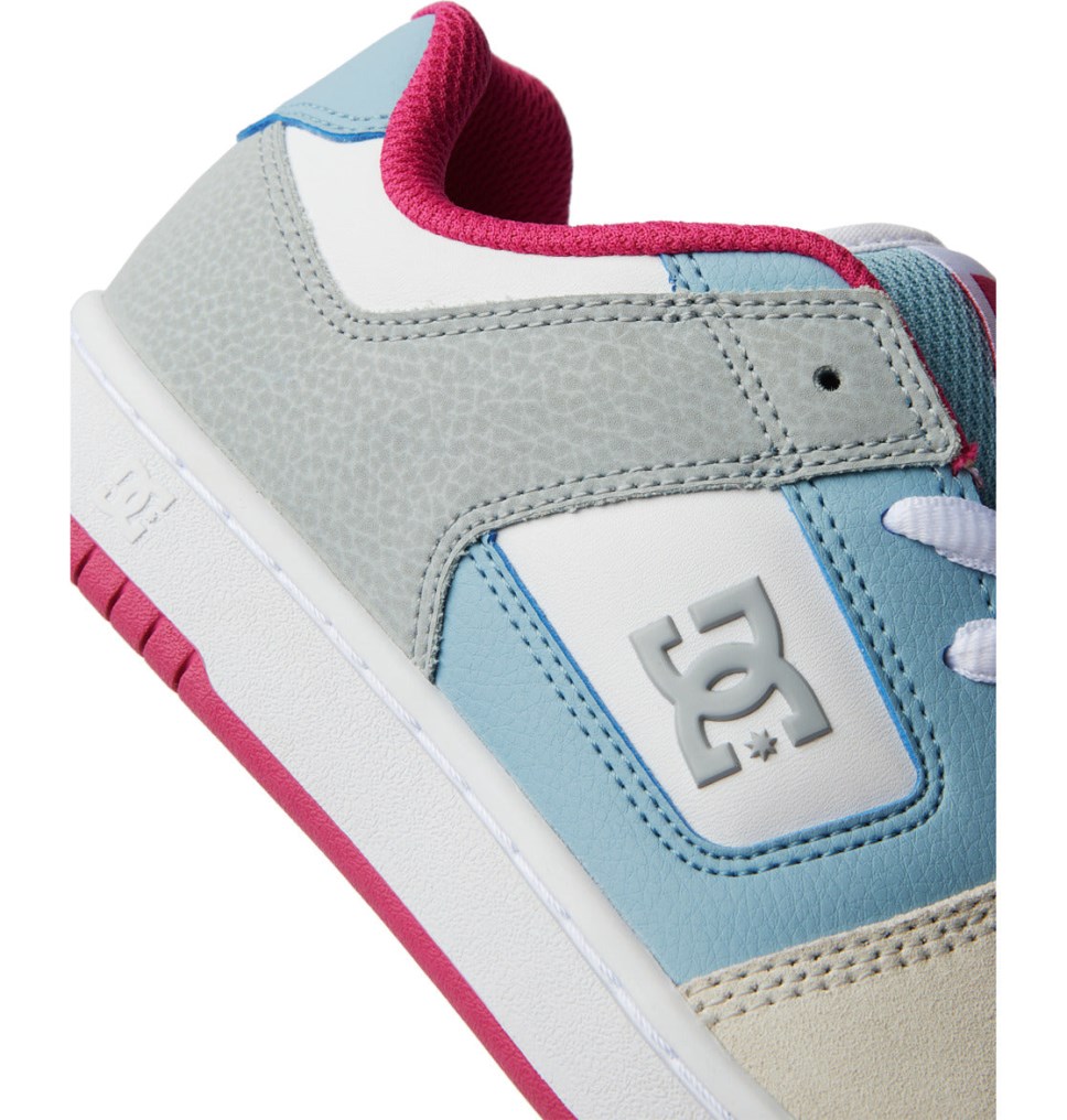 Basket DC Shoes France Manteca 4 Bleu Rose Femme | EIL-2403014