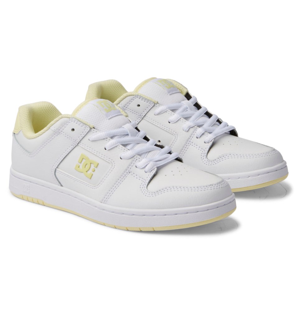 Basket DC Shoes France Manteca 4 Jaune Orange Blanche Femme | GXZ-6808410