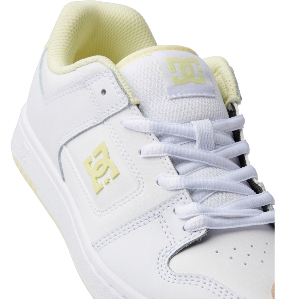 Basket DC Shoes France Manteca 4 Jaune Orange Blanche Femme | GXZ-6808410