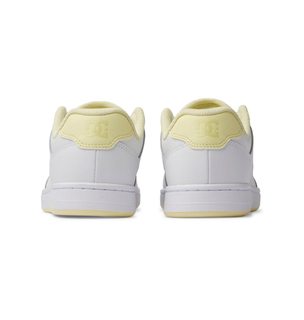 Basket DC Shoes France Manteca 4 Jaune Orange Blanche Femme | GXZ-6808410