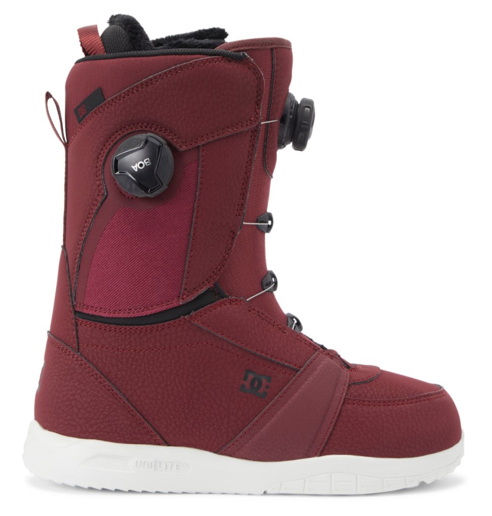 Bottes De Planche à Neige DC Shoes France Lotus BOA Bordeaux Noir Femme | DLZ-1739686