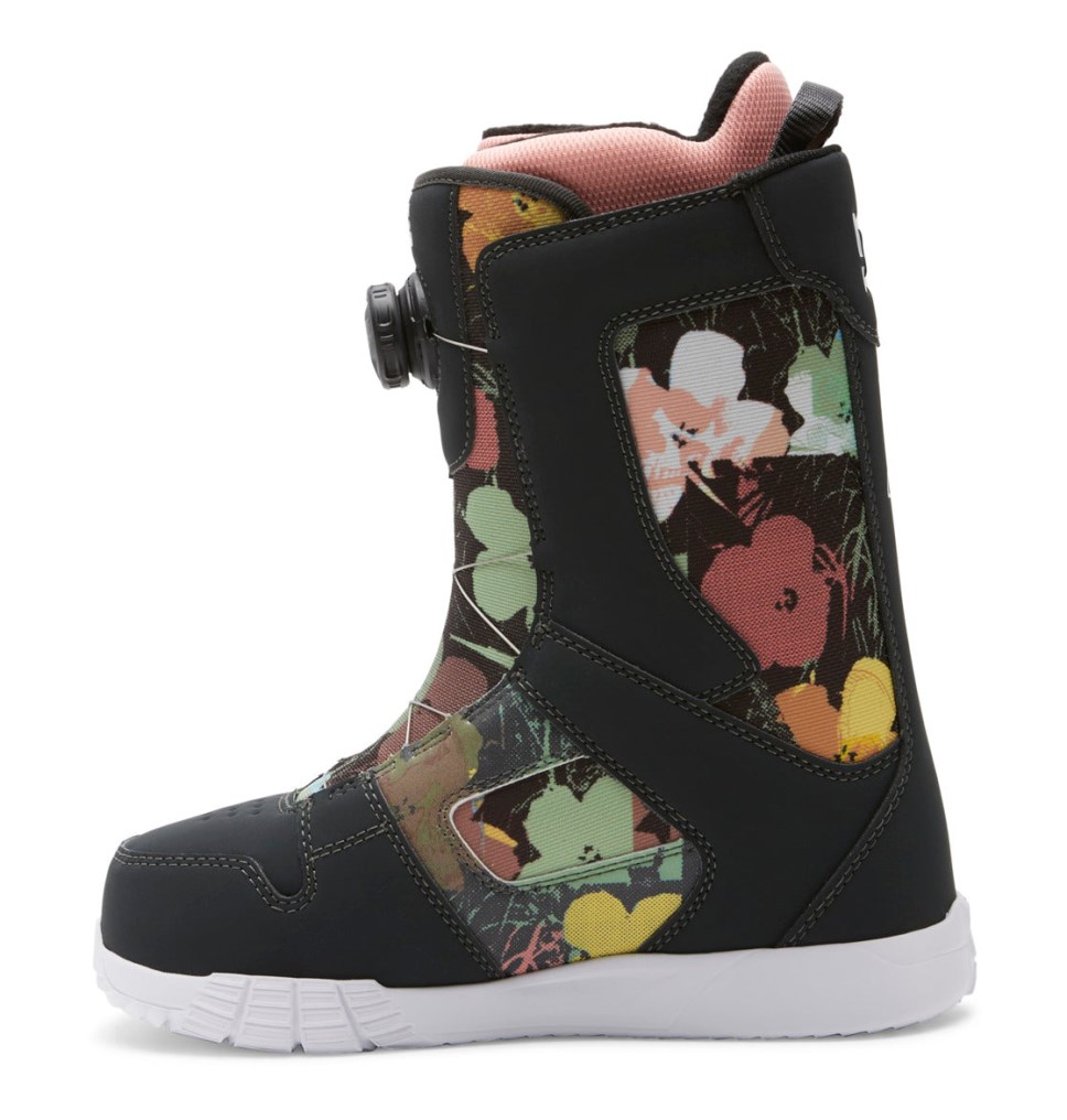 Bottes De Planche à Neige DC Shoes France Andy Warhol x Shoes Phase BOA Grise Noir Blanche Femme | XXY-7664842