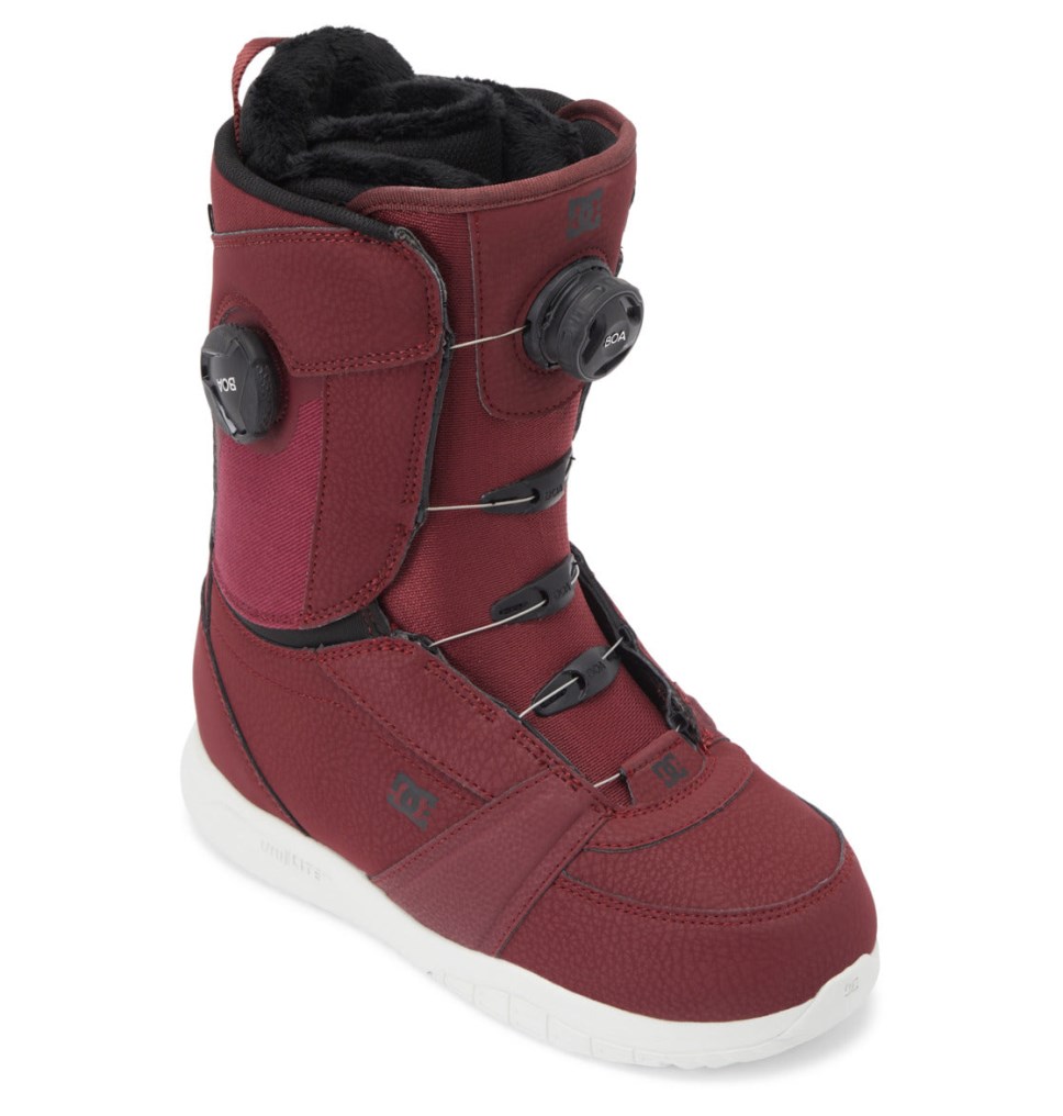 Bottes De Planche à Neige DC Shoes France Lotus BOA Bordeaux Noir Femme | DLZ-1739686