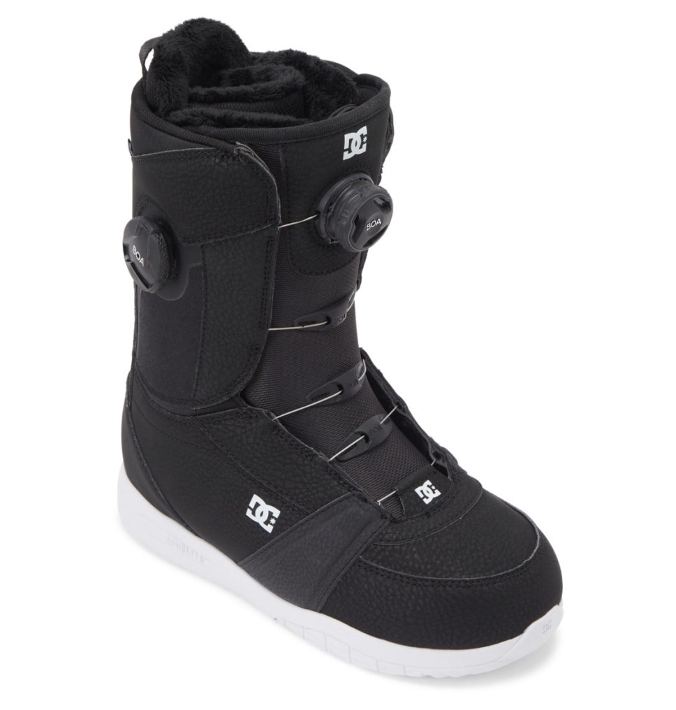 Bottes De Planche à Neige DC Shoes France Lotus BOA Noir Blanche Femme | THC-2152821