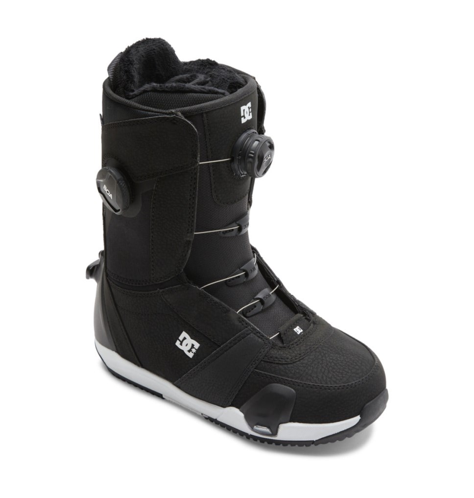 Bottes De Planche à Neige DC Shoes France Lotus Step On Noir Blanche Femme | INF-6063635