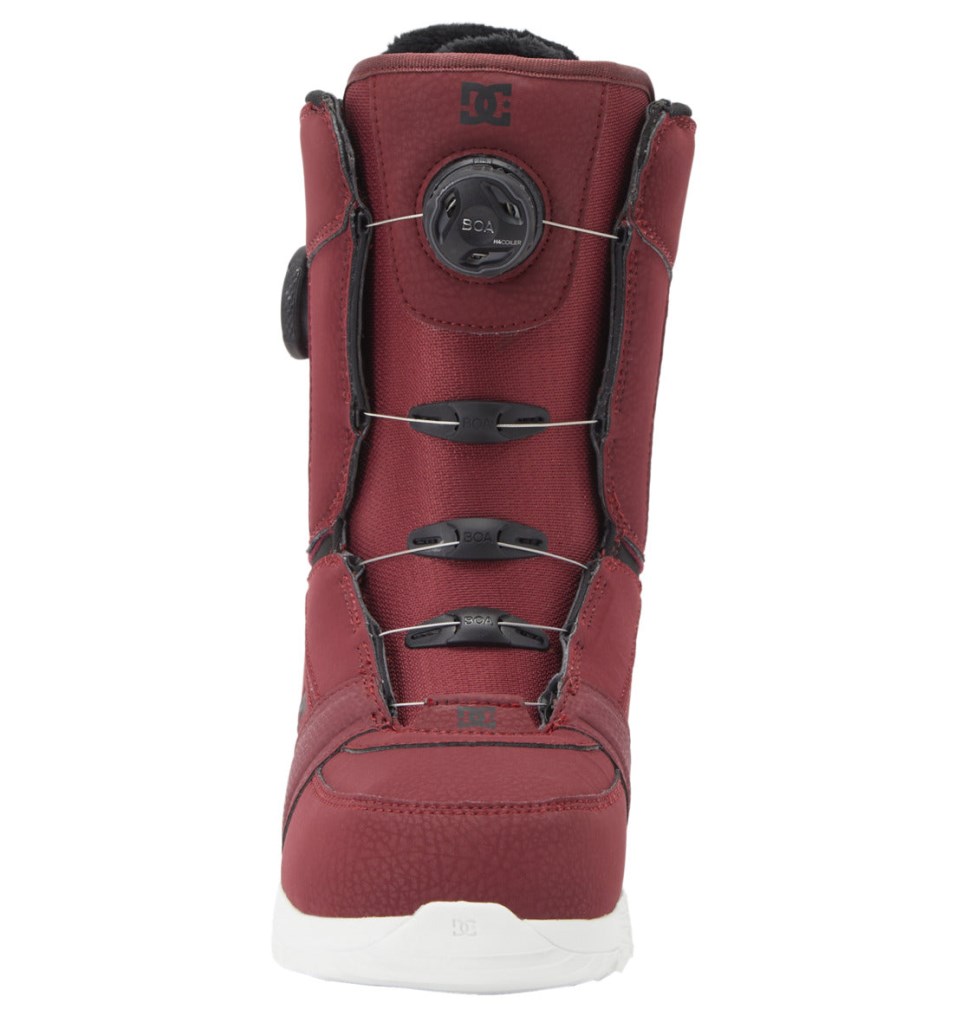 Bottes De Planche à Neige DC Shoes France Lotus BOA Bordeaux Noir Femme | DLZ-1739686