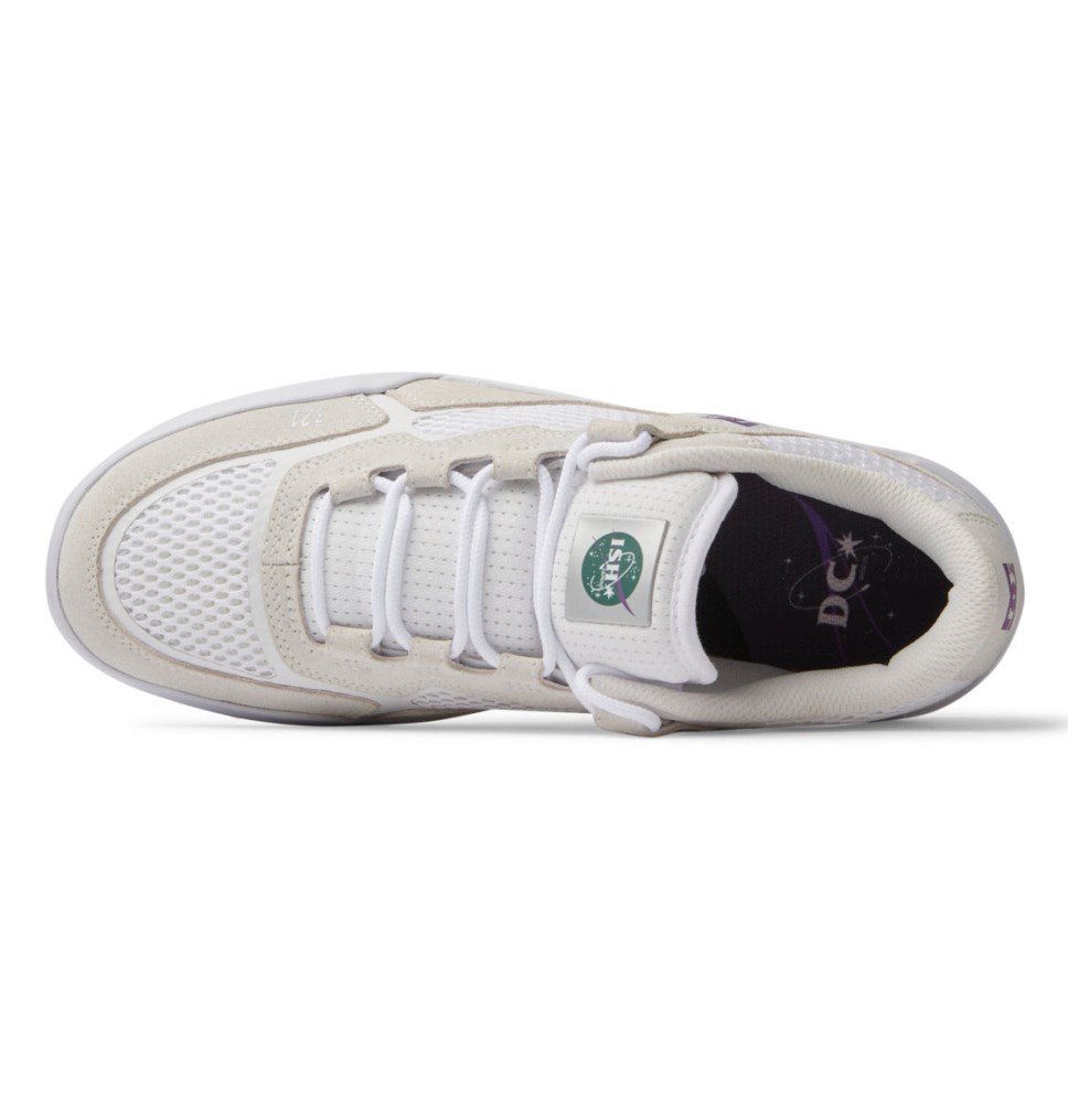 Basket DC Shoes France Metric S X Ish Cepeda Blanche Violette Homme | OBJ-1201023