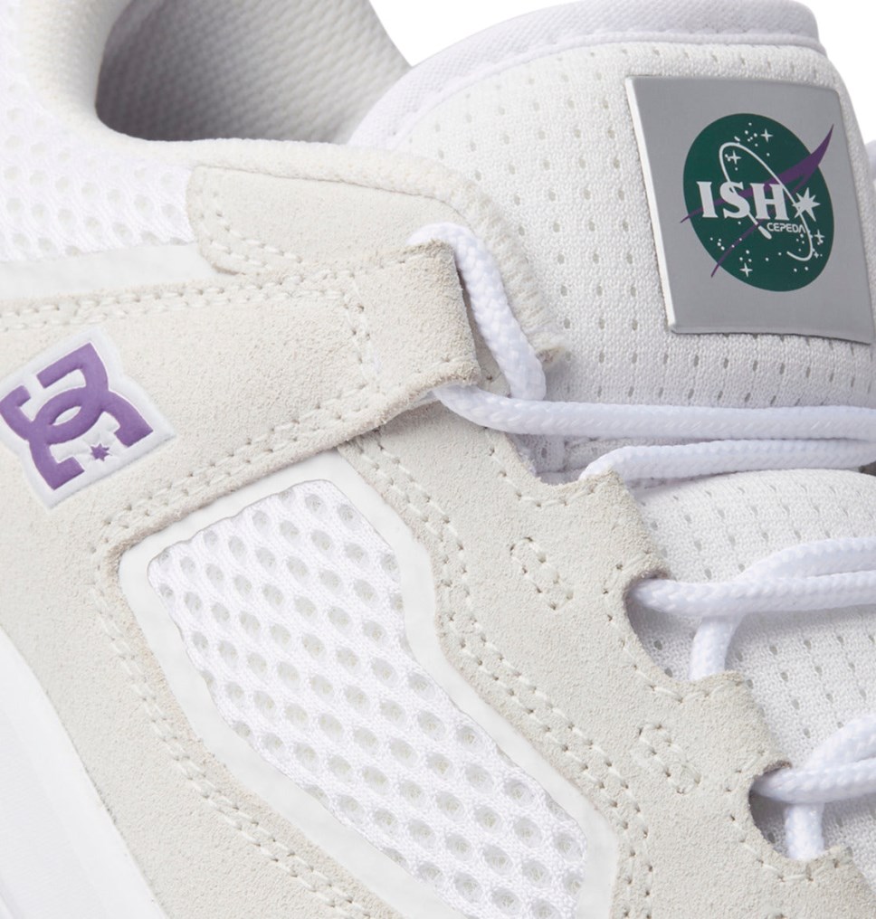 Basket DC Shoes France Metric S X Ish Cepeda Blanche Violette Homme | OBJ-1201023