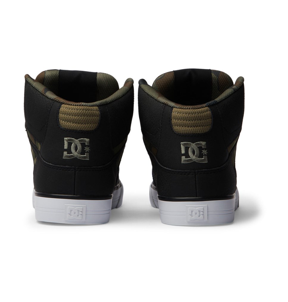 Basket Montante DC Shoes France Pure Noir Vert Homme | BDB-2837035